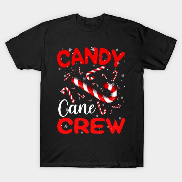 Candy Cane Crew Funny Christmas Candy Lover X-mas T-Shirt by eyelashget